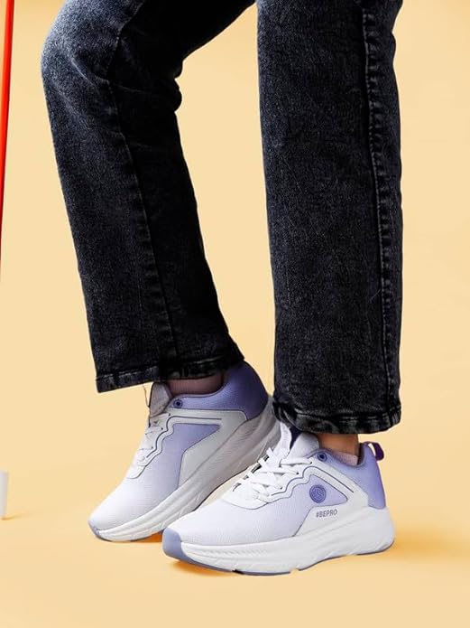 Women Mesh Lace Up Running Shoes