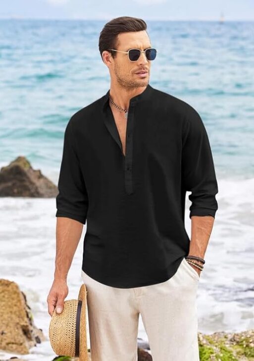 Cotton Casual Shirt Offering Wrinkle-Free Elegance Perfect for Workdays