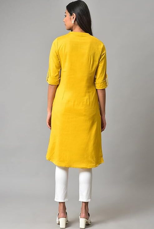 Women's Cotton Straight Fit Straight Kurta