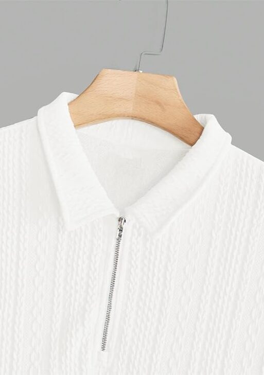 Men's Jacquard Chain Polo Shirt