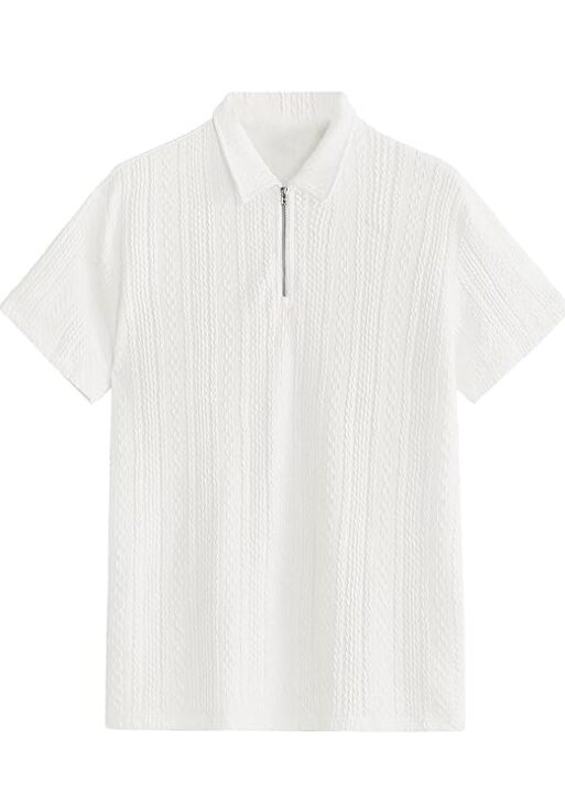 Men's Jacquard Chain Polo Shirt