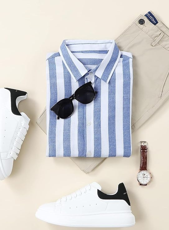 Men's Casual Shirts|| Linen Cotton Lining Shirts for Men - Image 2