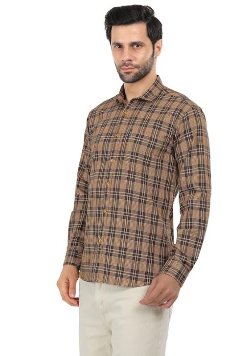 Button-Down Checked Shirt for Everyday Wear Shirt